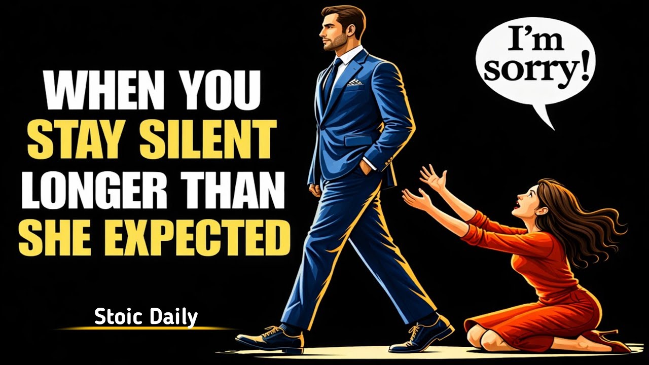 What Happens When You Stay Silent Longer Than She Expected | Stoicism