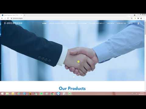 e-Solutions- Vsign Partner Portal Training | VSign Login Video | VSign RA Login Training