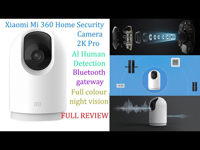 Global Version Xiaomi Smart Camera C400 Smart Home WiFi 360° Rotation 4MP  Night Vision AI Human Detection Alexa Google Assistant