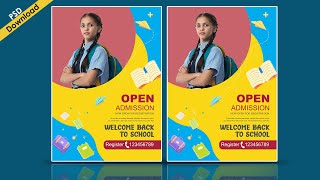 Back to School poster in Photoshop  | Epi 115 | MEDIAVISION TELUGU TUTORIALS