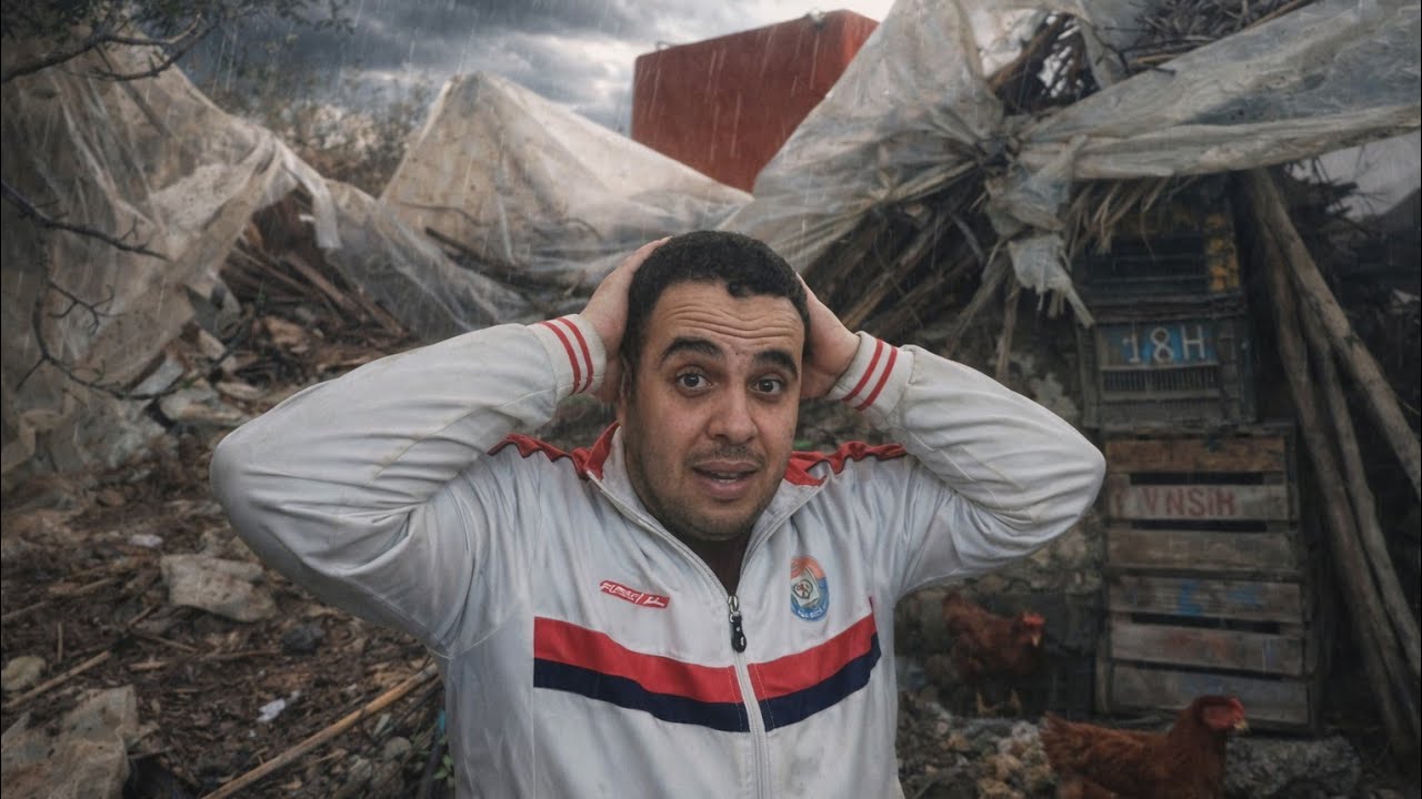 الأمطار 🌧️🌩️ دمرت مزرعتي 😢 وها كيفاش بديت إعادة البناء من الصفر