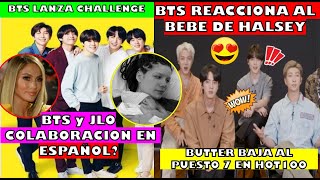 ASÍ REACCIONA BTS AL BB DE HALSEY|BTS y JLO COLABORACIÓN ESPAÑOL?|PORQ SUGA VOLVIÓ AL HOSPITAL