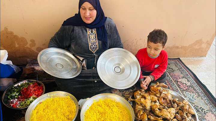 عزومه أهل السعودية عملتها باايدى اول عزومة فى بيتى الجديد @SaudiChannelOne