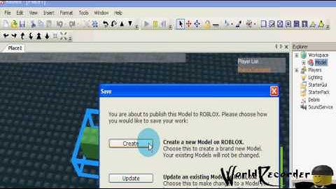 ROBLOX Tutorial - How to Make Models