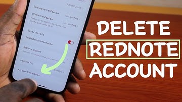 How to Delete a Rednote Account English Language (Simple Way)