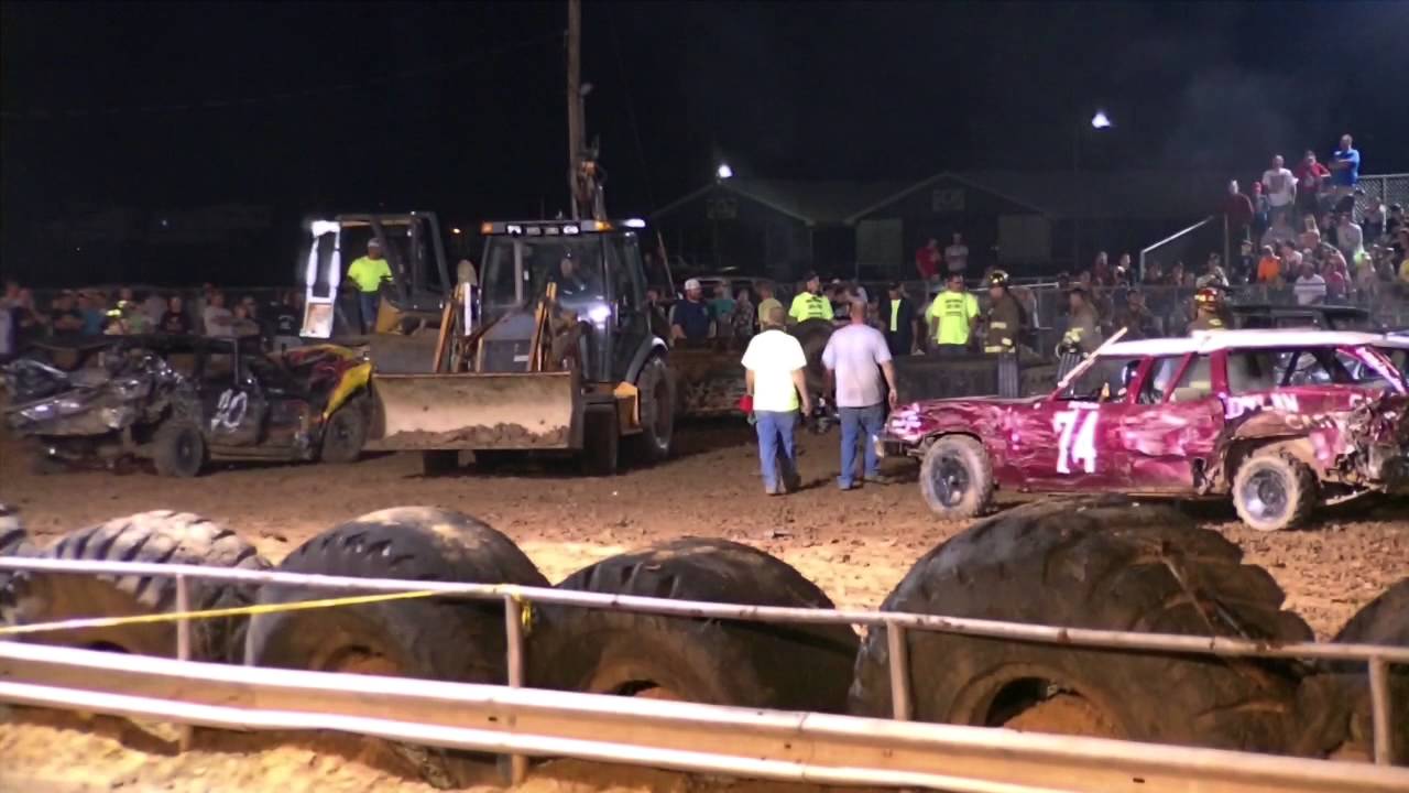 2013 Monroe County (Woodsfield, Ohio) Demolition Derby Stock Class