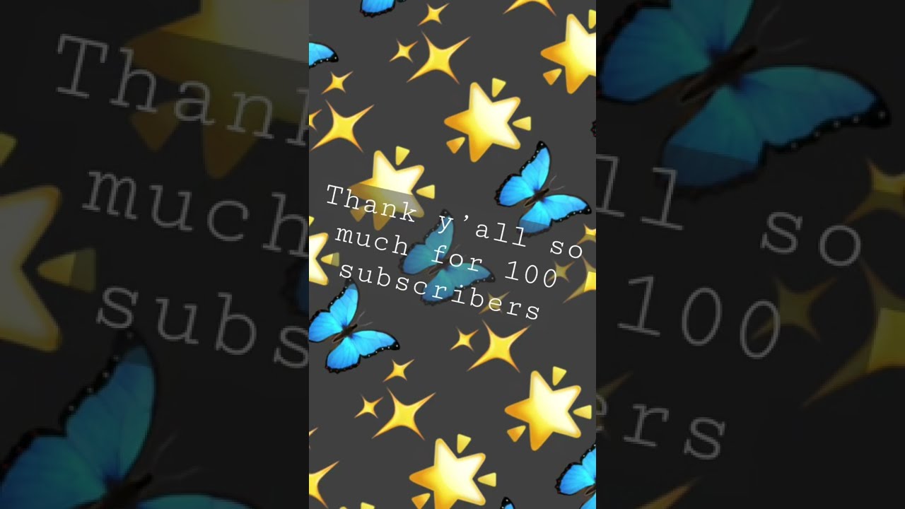 Tysm For 100 Subscribers