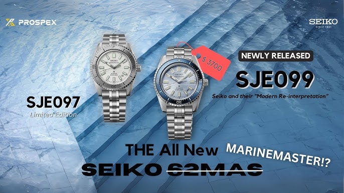 First Look: The Seiko Prospex Marinemaster SJE097, SJE099 & SJE101