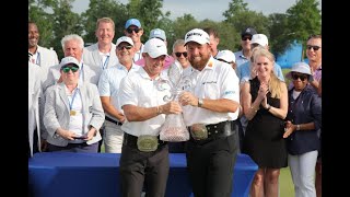 Shane Lowry says he ‘drank some nice stuff’ with Rory McIlroy to celebrate their Zurich win #gsr7f