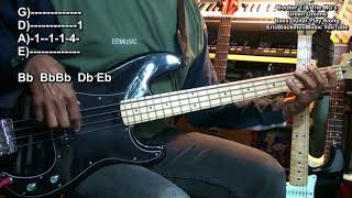 GREEN ONIONS Booker T. & The MG's Bass Guitar Play Along Lesson @EricBlackmonGuitar