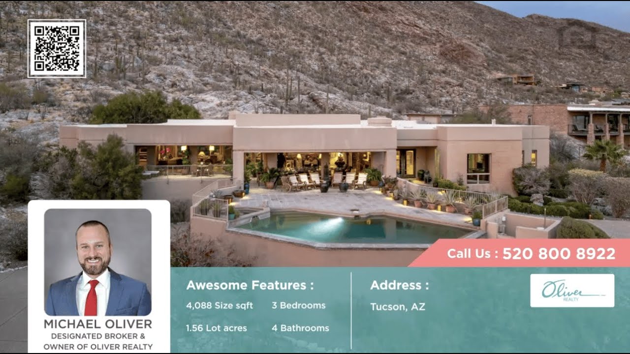 Oliver Realty Exclusive Catalina Foothills Estate | Private Desert Sanctuary