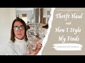 Spring thrift haul  how i style my thrifted treasures  renovation update and more thrifthaul