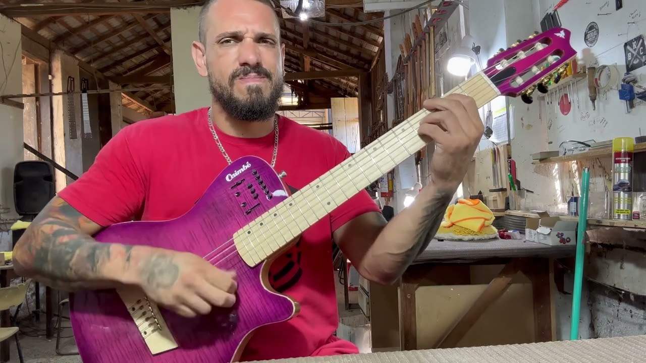 Sentiu algo diferente no timbre desse violão ?