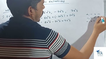 Algebraic expressions R S Aggarwal solve Question  for class 7  | by Ravi sir
