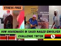 HOUSEMAIDS IN SAUDI NAILED ENVOLVER CHALLENGE ON TIKTOK ||KENYA/UGANDA 🥰#stressfree#tiktok#kadamas