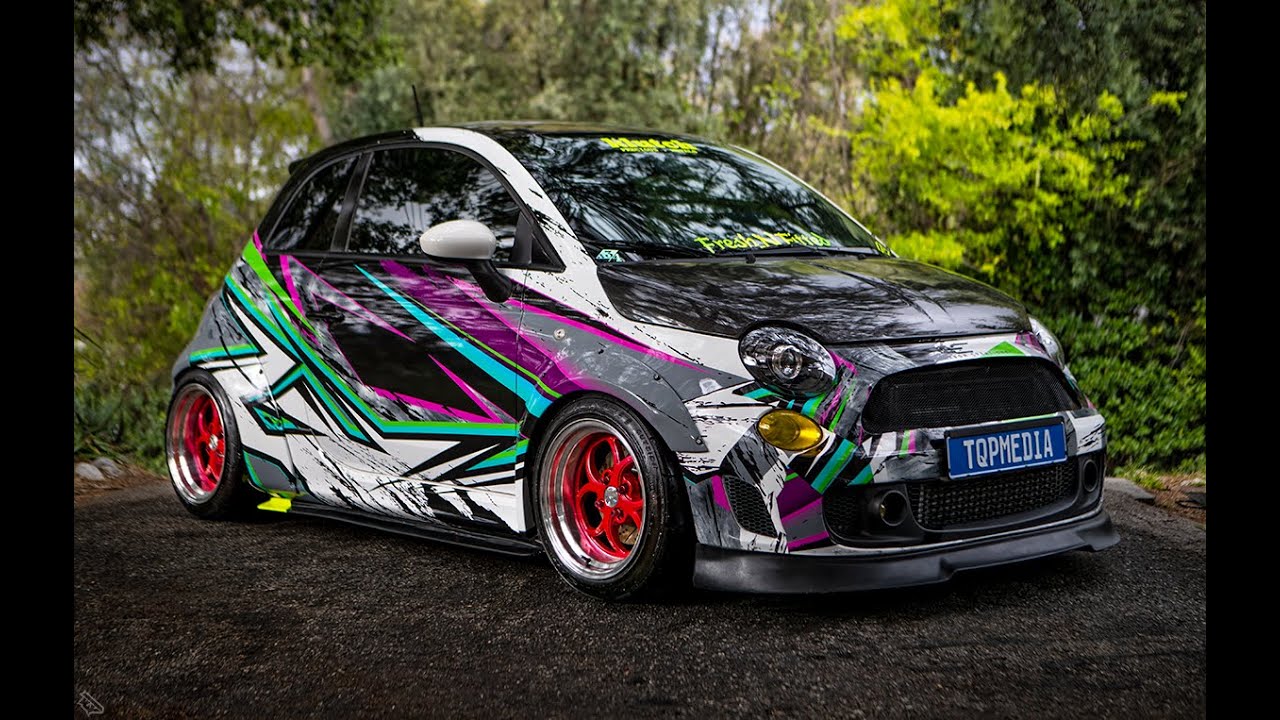 Widebody Fiat 500 Abarth ( A Closer Look ) - YouTube