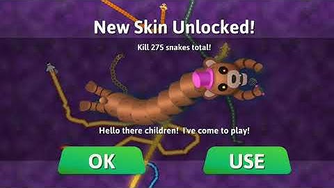 Snake.io - New Skin Unlocked - snake video game - Android Gameplay