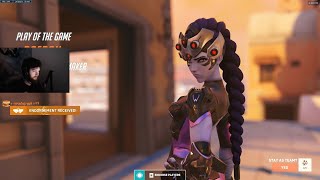 POTG! DAFRAN INSANE WIDOWMAKER + TRACER OVERWATCH 2 GAMEPLAY SEASON 1