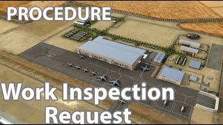 Quality Procedure of Work Inspection Request