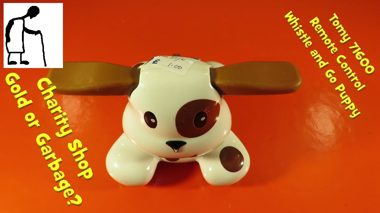 Tomy 71600 Remote Control Whistle and Go Puppy YouTube