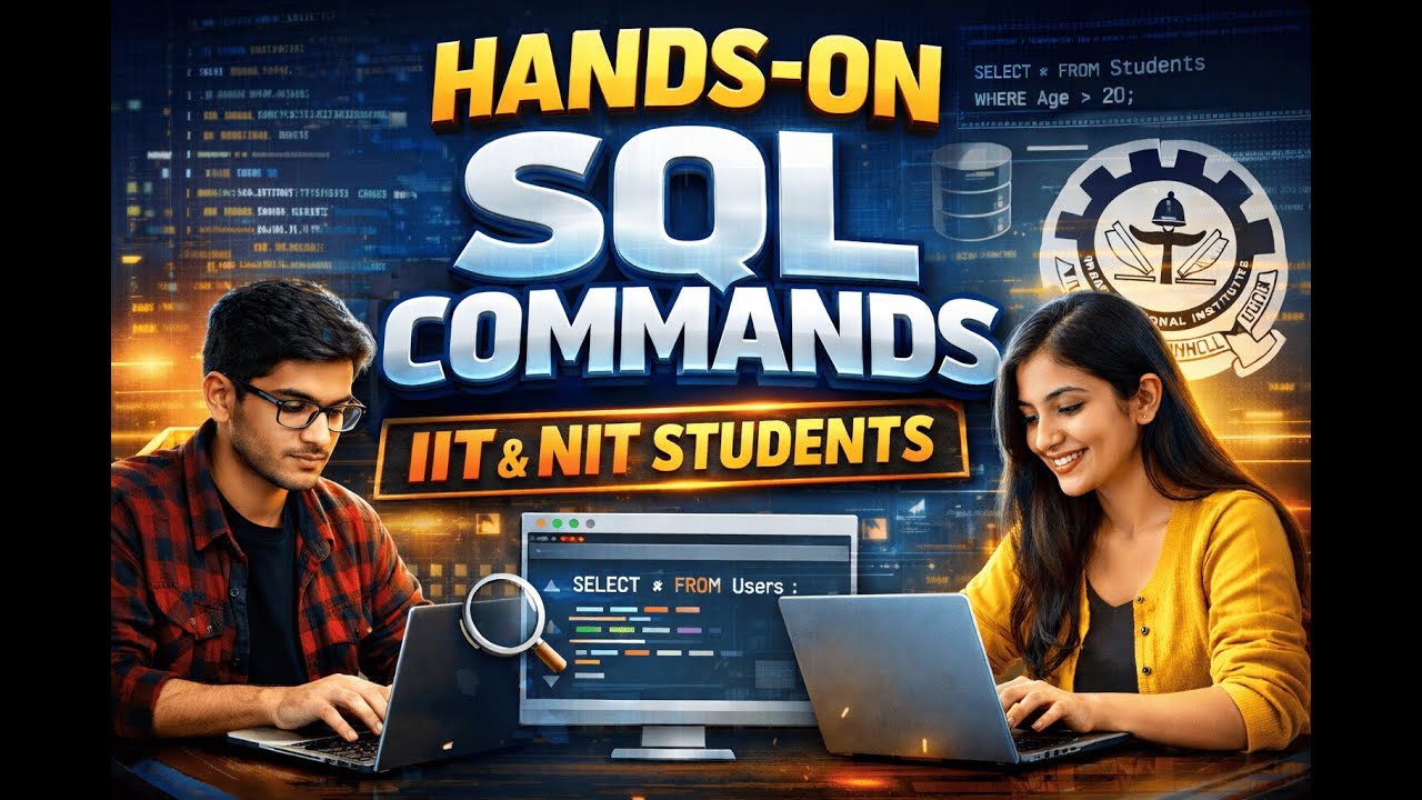 SQL Commands Explained with Hands-On Practice - YouTube