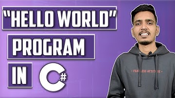 Write Your First C# Sharp Program