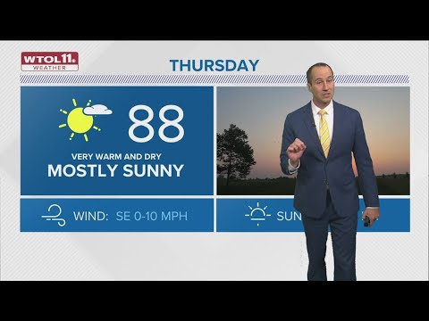 Thursday continues dry, mostly sunny stretch | WTOL 11 Weather - YouTube