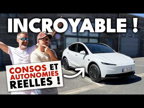 Essai TESLA MODEL Y propulsion : des CONSOS pas CROYABLES !