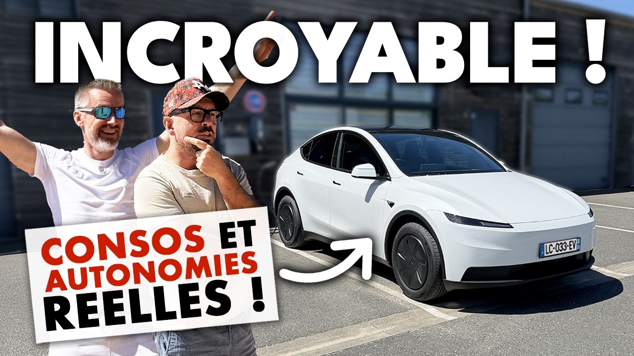 Essai TESLA MODEL Y propulsion : des CONSOS pas CROYABLES !