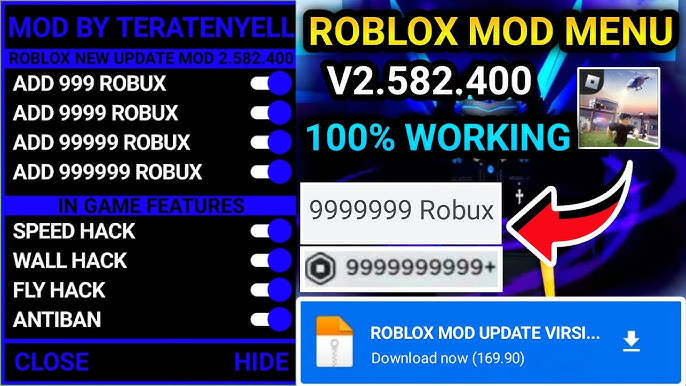 Roblox Hack Mod Menu 2023 Unlimited Roblox V2.574.243 Direct Link Mediafire  