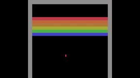 poor Breakout agent with differenciable neural computer 60s epoch