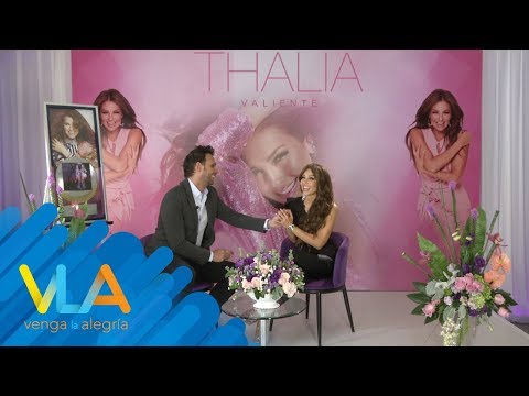 ¡Pato anda en las nubes! Entrevistó a Thalía y perdió el suelo...