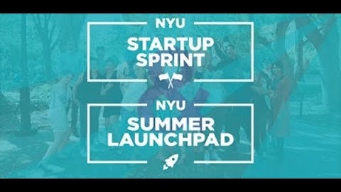 NYU Summer Accelerators info session 2020