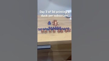 I 3D Printed a Duck for Every Subscriber