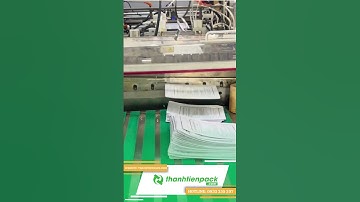 Công Đoạn Cắt Túi Thành Phẩm Bao Bì Màng Ghép  #thanhtienpack #baobihanoi