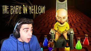 THE BABY TRANSFORMED INTO A NEW GIANT DEMON!!! - The Baby in Yellow (White Rabbit Update)