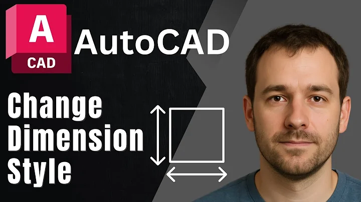 AutoCAD: How to Change Dimension Style (DIMSTYLE Command Tutorial)