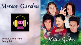 The Love You Want 你要的愛 3D Sounds Penny Tai - Meteor Garden 流星花園 F4
