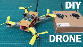 How To Make Drone With Handmade Radio Control. DIY Drone