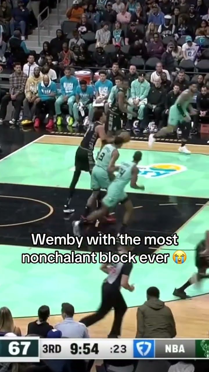 Most nonchalant block ever ?