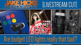 Are budget LED lights really that bad £15 LED light test.