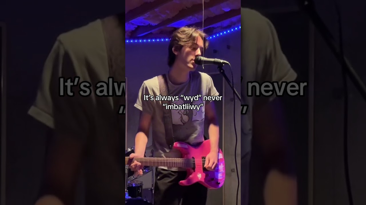 It’s always “wyd” never “imbatliiwy” #music #rock #poppunk #newmusic #guitar