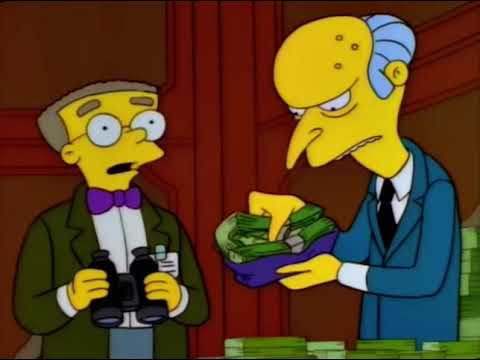Mr. Burns blocks
