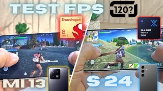 TEST Samsung S24 vs Xiaomi MI 13 | El calor fulminó los FPS