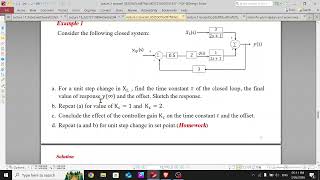 Controller-Discontinuous controller-Proportional Controller