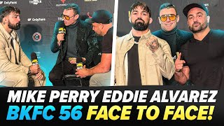 Mike Perry & Eddie Alvarez FACE TO FACE After BODY SHOTS with The Schmo