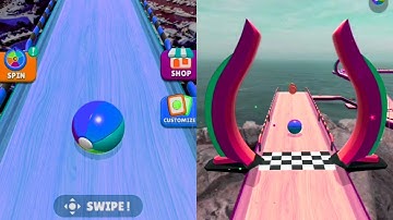 Rolling Balls 3D: Sky Race Gameplay Level- 29