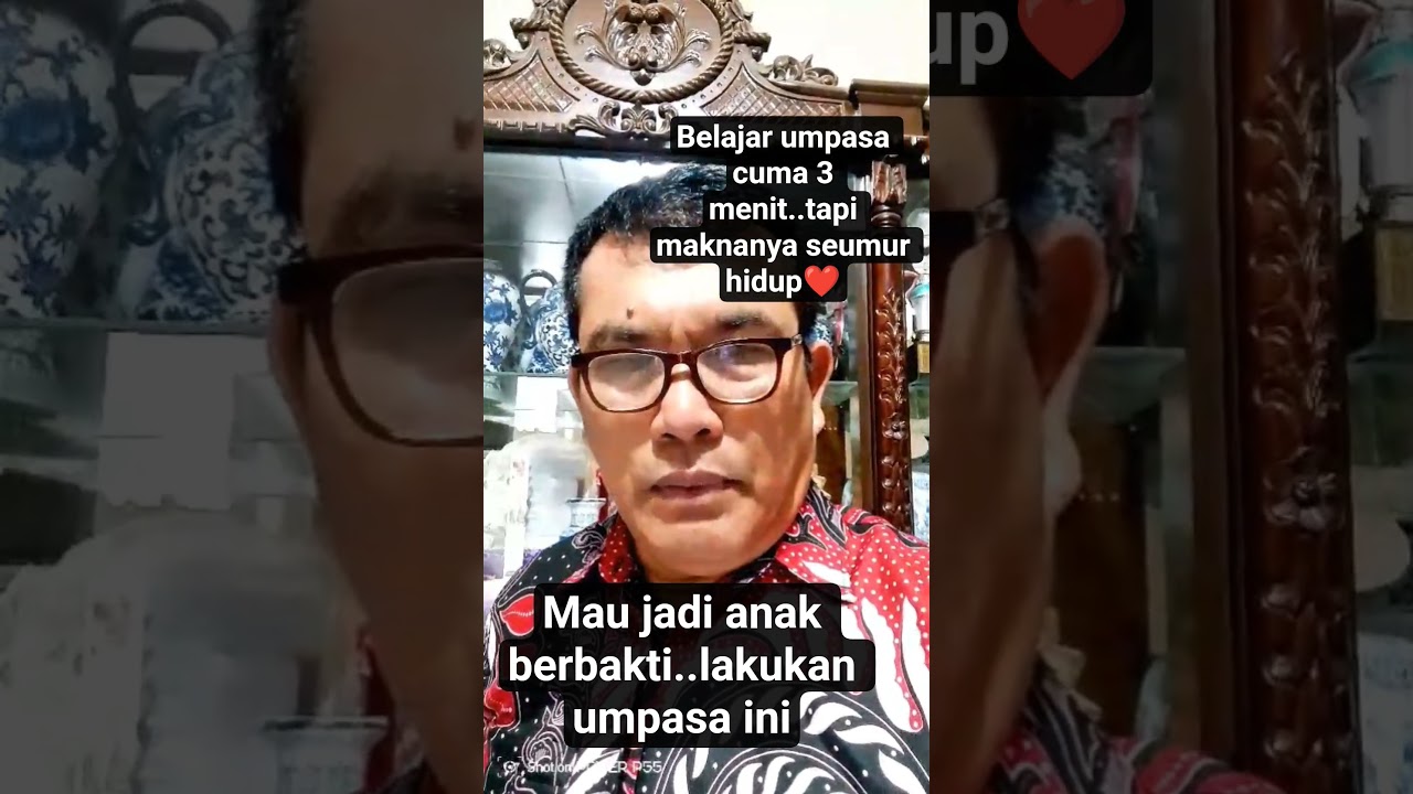Belajar umpasa Batak: Anak berbakti hidup dapat berkat"❤️🔥