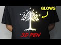 3D Pen WEARABLE Electronics - Lord of the Rings LED Shirt