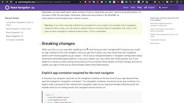 react navigation in react native part-1